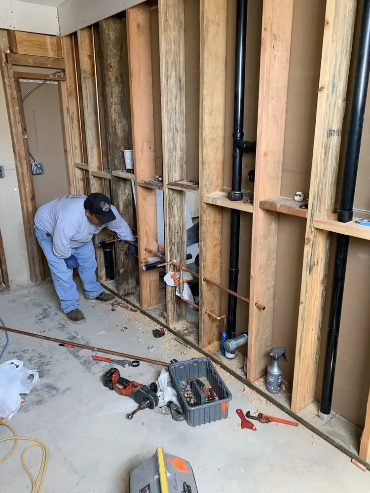 Commercial rough-in plumbing for Gas Line Repair in Ypsilanti